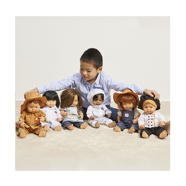 Set de 6 conjuntos profesiones 38 cm