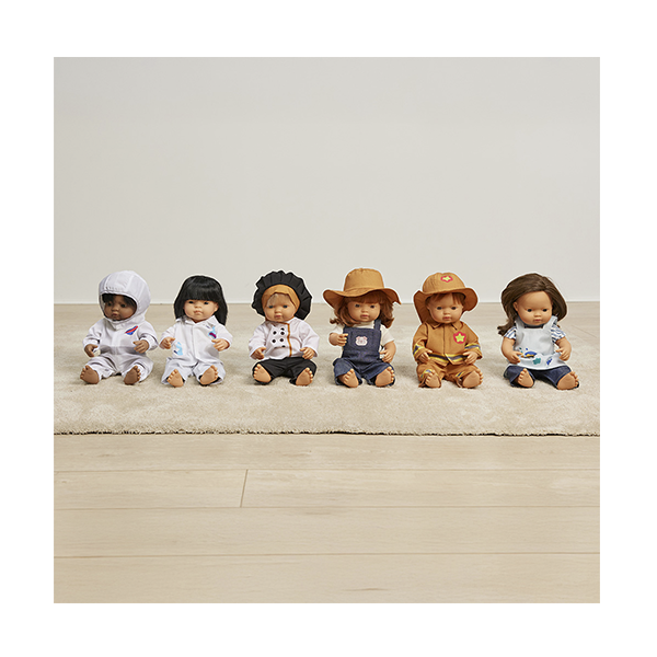 Set de 6 conjuntos profesiones 38 cm