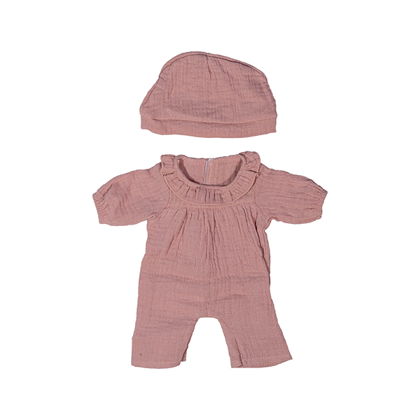 Pijama rosa gorro 38 cm