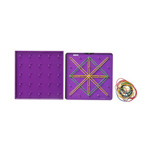 Geoplanos 15 cm colores. Set 6