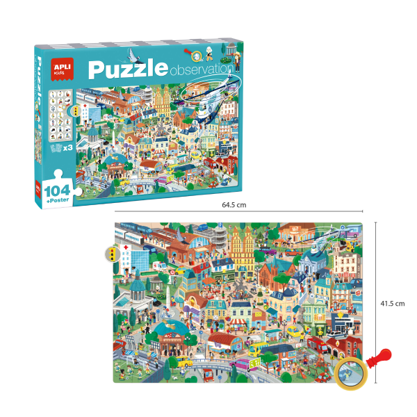 Puzle observation ciudad