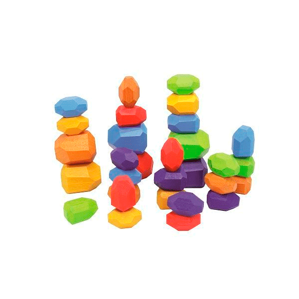 Rocas colores madera