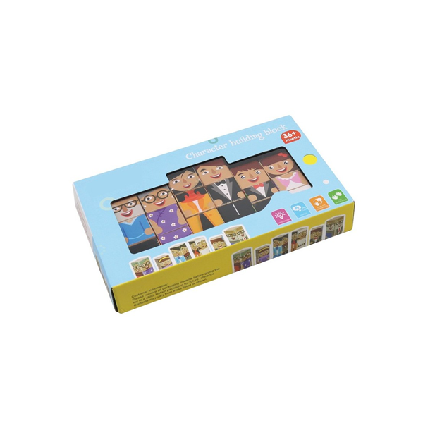 Cubos encajables para hacer personajes