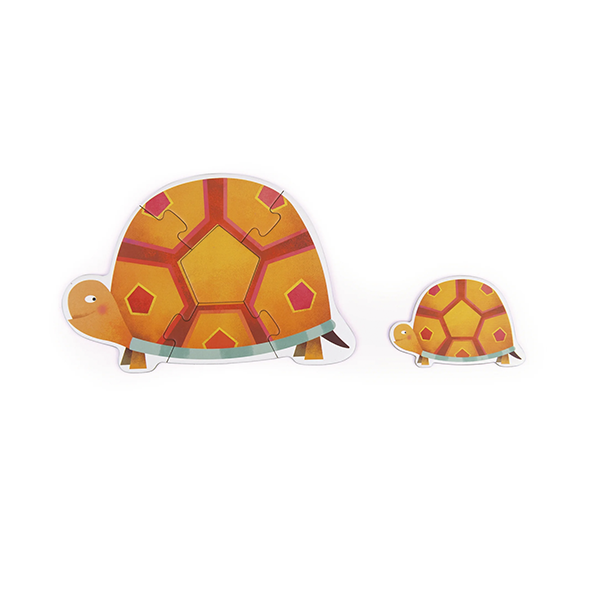 Puzzle geométrico de animales