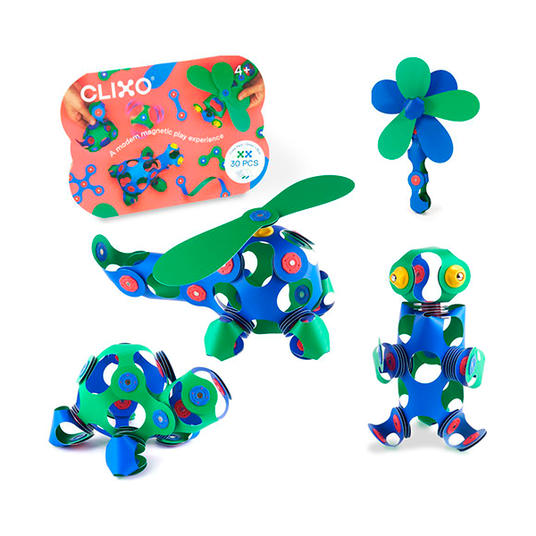Clixo Crew pack azul y verde 30 u.