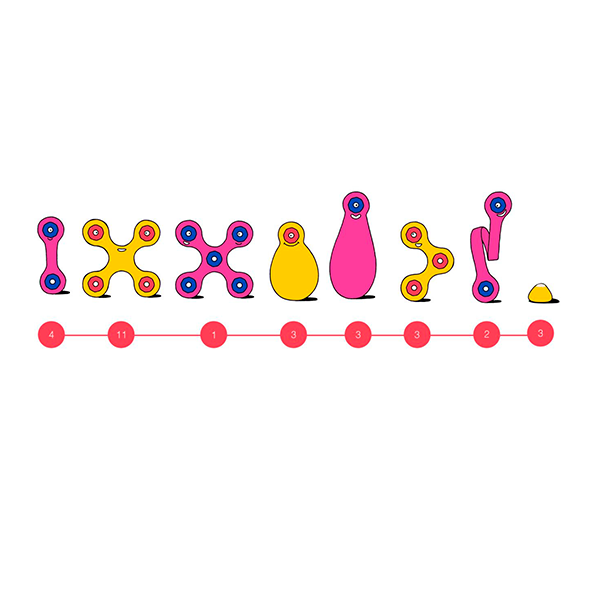 Clixo Crew pack amarillo y rosa 30 u.