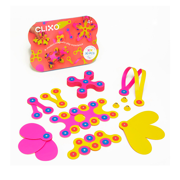Clixo Crew pack amarillo y rosa 30 u.