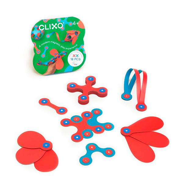 Clixo Itsi pack flamingo y turquesa 18 u.