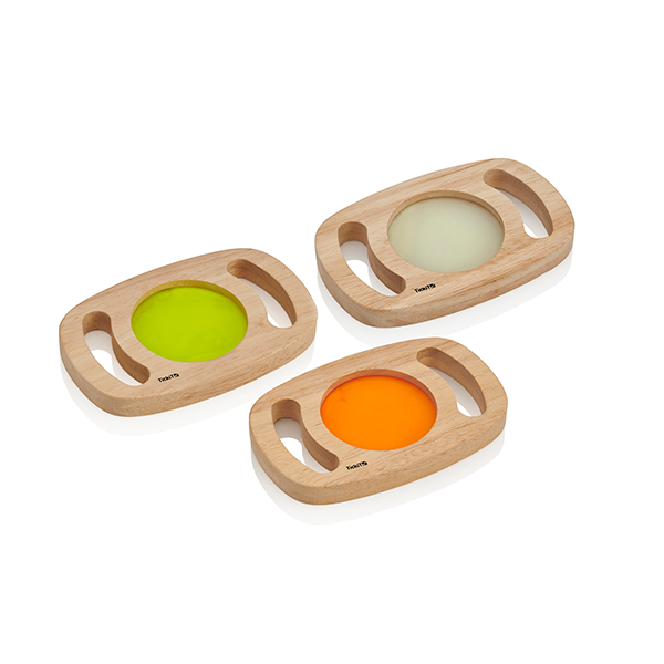 Set de 3 Lentes colores luminiscentes fácil agarre