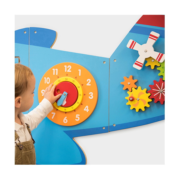 Paneles para pared con actividades Avión