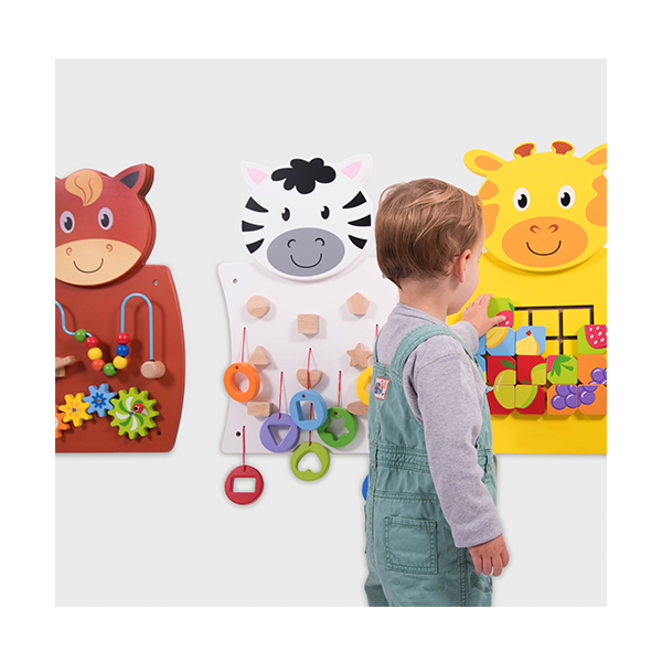 Juego 3 paneles pared con actividades