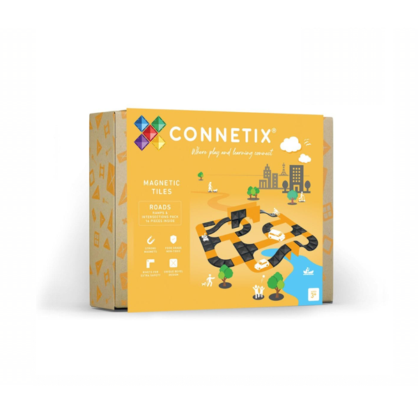 Rampas e intersecciones Connetix pack 16 u.