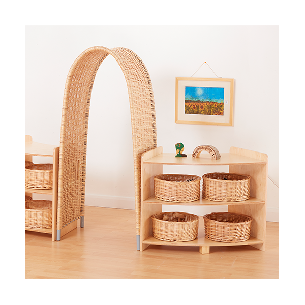 Mueble curvo abierto pequeño serie Rookie