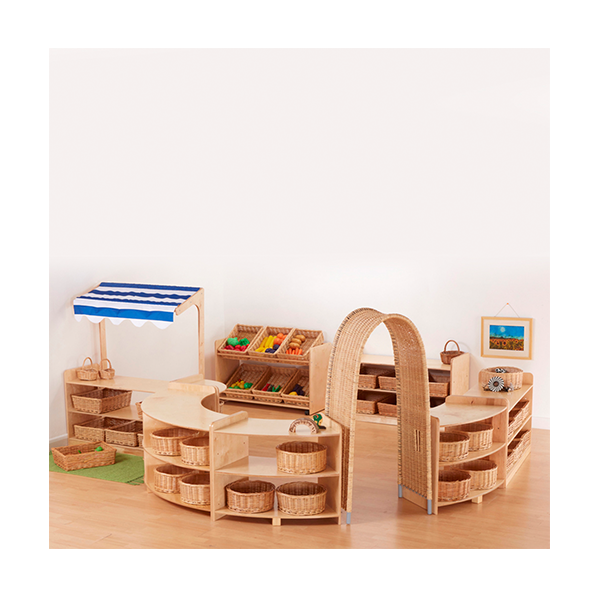 Mueble curvo abierto pequeño serie Rookie