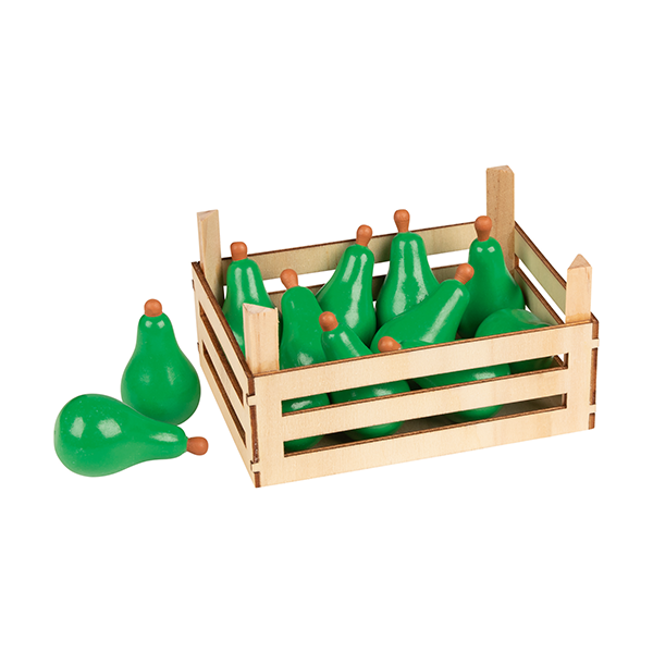 Caja con 10 peras de 5 cm cada una