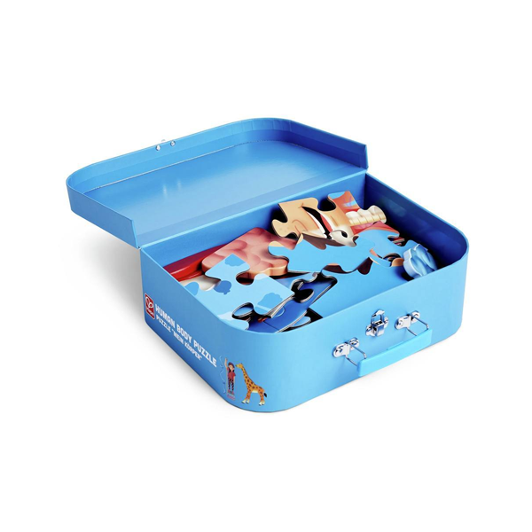 Puzzle gigante el cuerpo humano