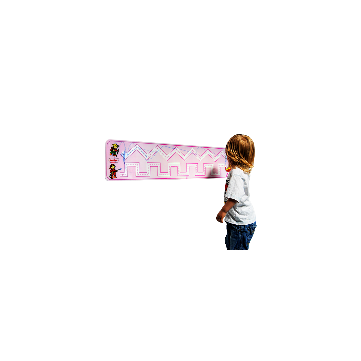 Pistas gráficas gigantes 99x22 Set 4 u. - Material escolar, oficina y ...