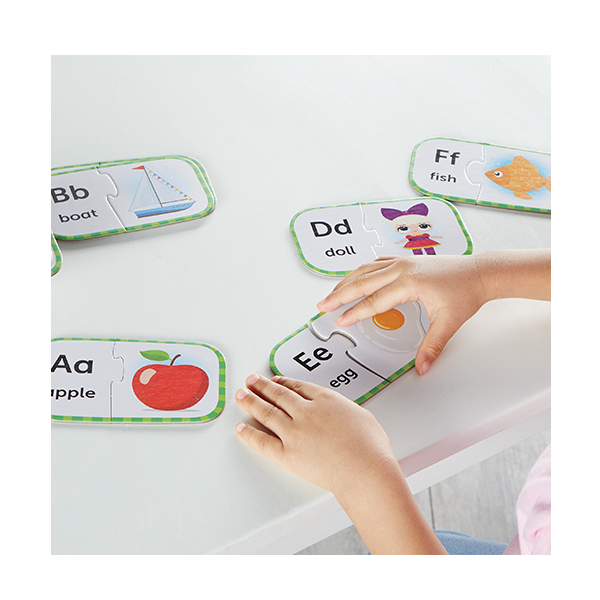 Tarjetas puzzle ABC cards