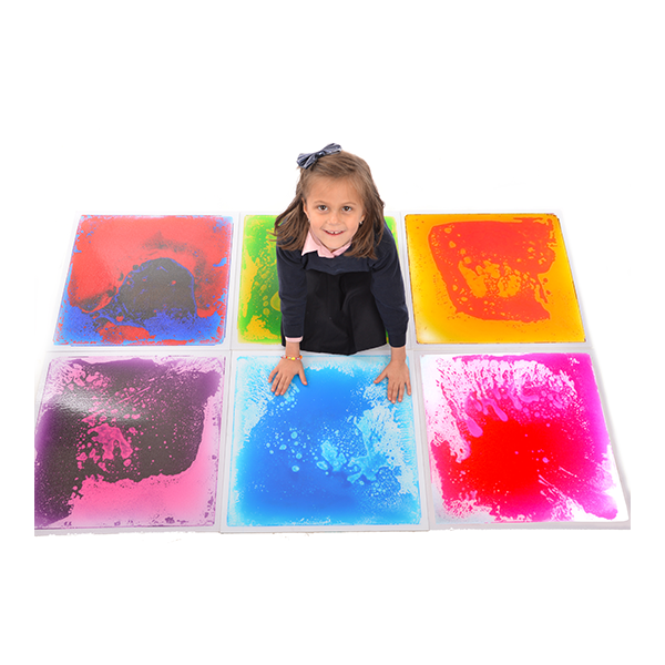 Baldosa sensorial líquida 50x50 cm Kit 6 u.