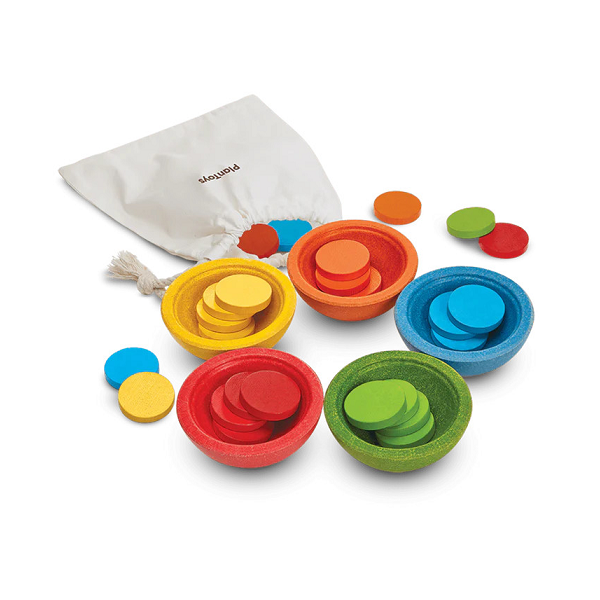 Tazas ordena y cuenta Plantoys