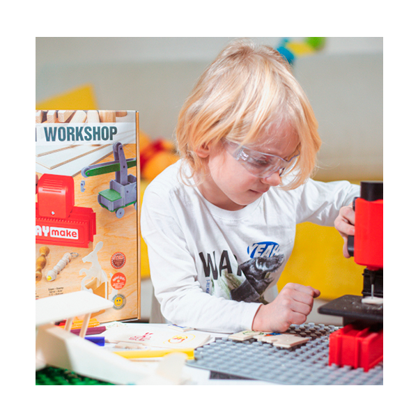 PLAYmake 4 en 1 taller de carpintería
