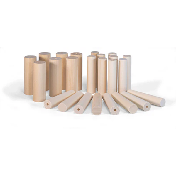 Cilindro madera PLAYmake y Unimat Basic 24 u.