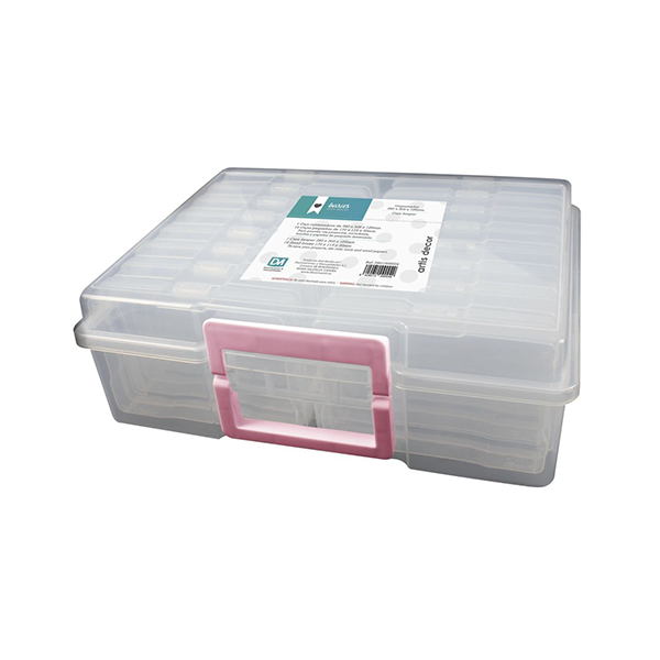 Caja de almacenaje 38x30,5x12,6 cm + 16 cajas