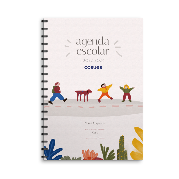 Agenda escolar 2025-2026 portadas personaliz.