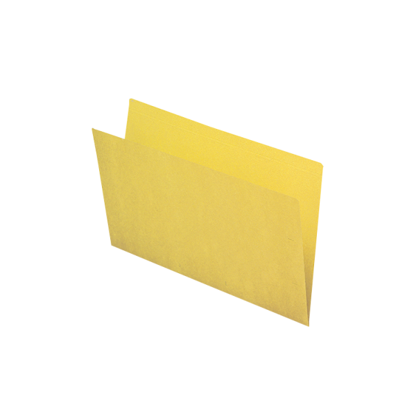 Subcarpetas cartulina f° Amarillo. Paq. 50