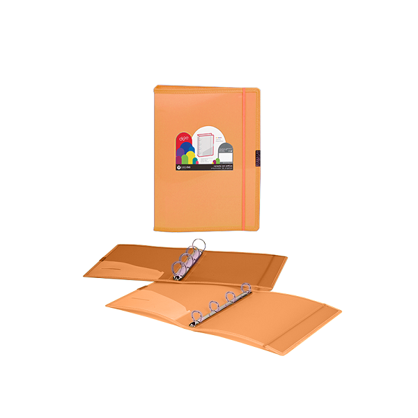 Carpeta pp. Dune 4 anillas 40 mm Naranja