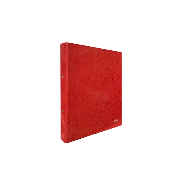 Carpeta cartón forrado 4 anillas 40 mm Rojo