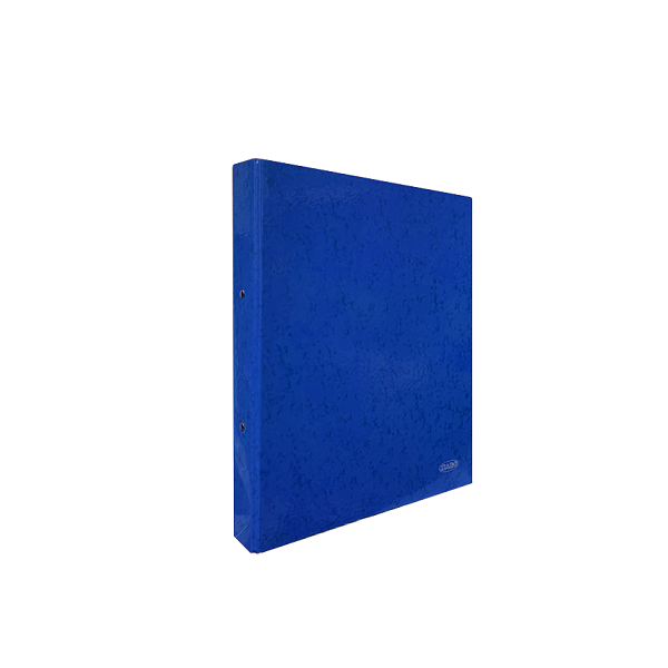 Carpeta cartón forrado 4 anillas 40 mm Azul