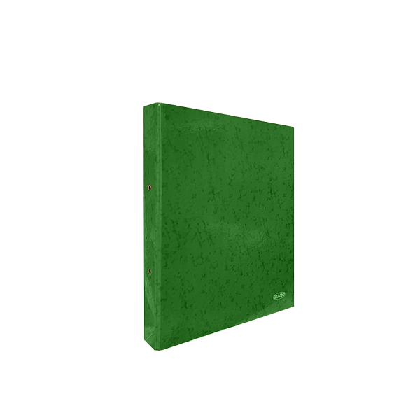 Carpeta cartón forrado 4 anillas 40 mm Verde