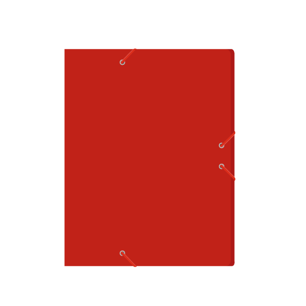 Carpeta gomas cartón compacto Rojo