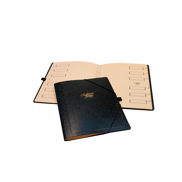 Carpeta gomas clasificadora Negra