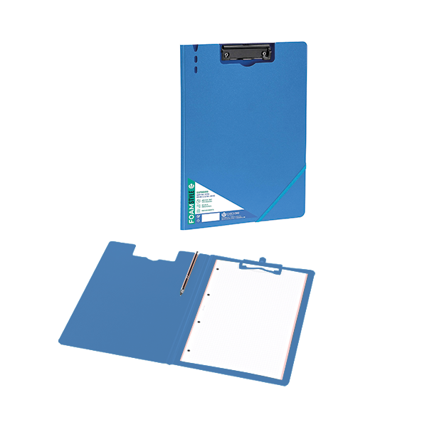 Carpeta con pinza Foam Style Azul