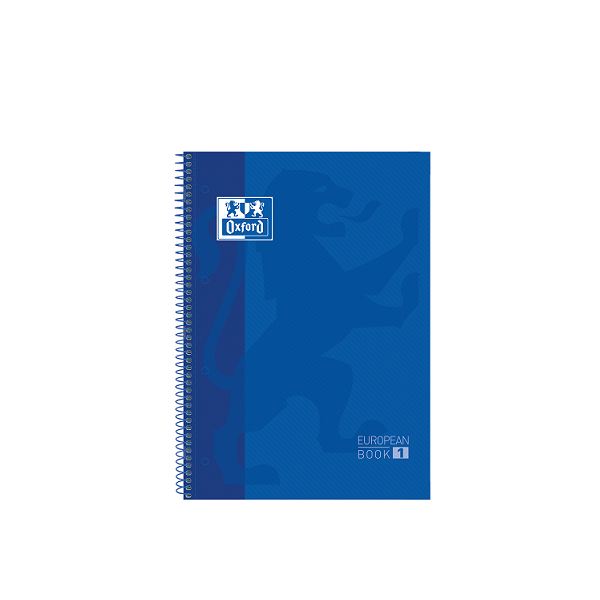 Cuaderno Oxford microperforado 80 h. Azul