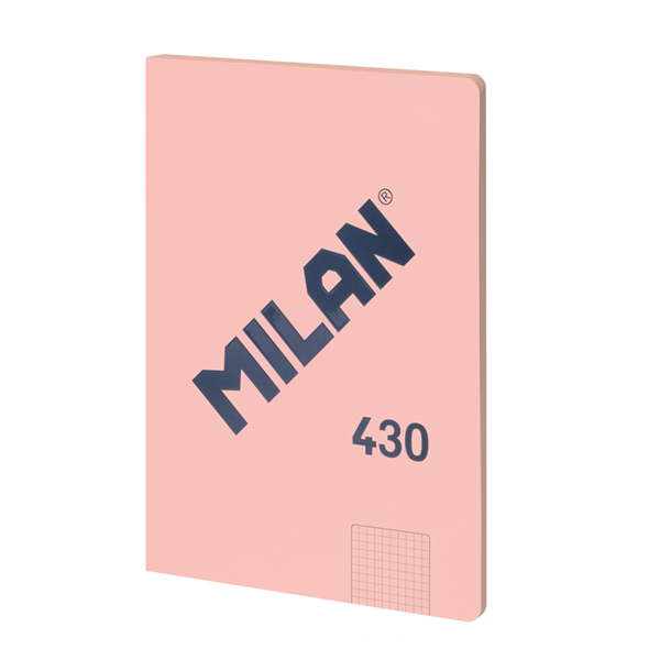Libretas Milan 430 since 1918 A4 cuadricula 5x5 Rosa