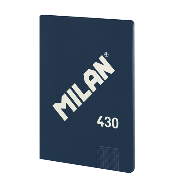 Libretas Milan 430 since 1918 A4 cuadricula 5x5 Azul