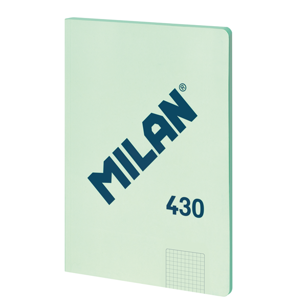 Libretas Milan 430 since 1918 A4 cuadricula 5x5 Verde