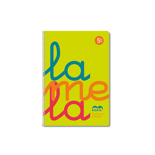 Cuaderno cuadrovia Lamela tapa pp. folio 5 mm. - Material escolar, oficina  y nuevas tecnologias