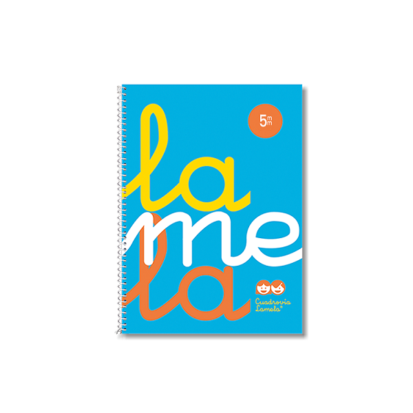 Cuaderno tapa pp. Cuadrovia f° 80 h. 5 mm Azul