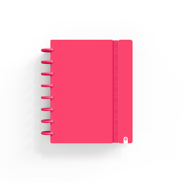Cuaderno Ingeniox A5 80 h. cuad. Rojo Intense