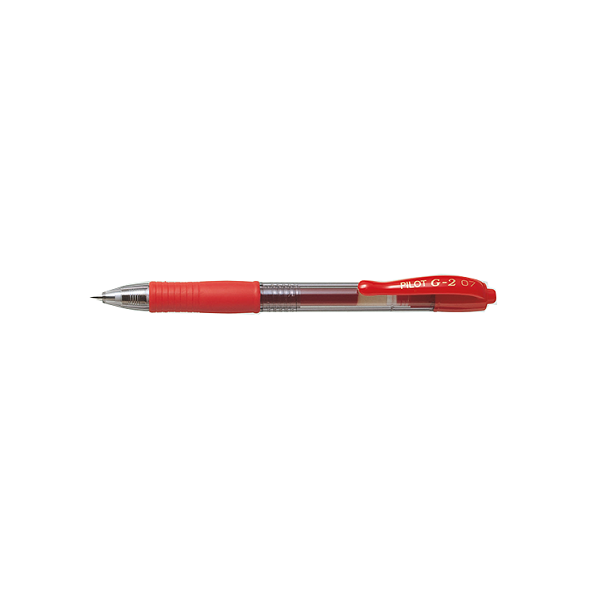 Bolígrafo gel Pilot G-2 Rojo