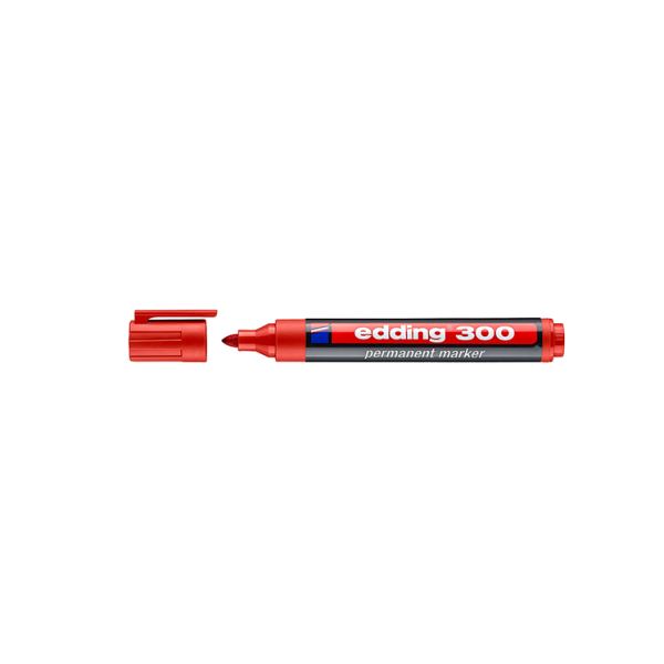 Marcador Edding 300 Rojo