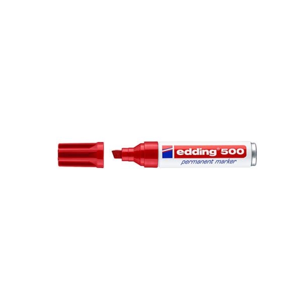 Rotulador Edding 500 Rojo