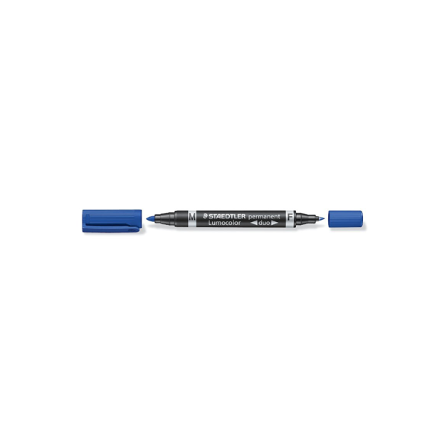 Rotulador permanente Staedtler Lumocolor doble punta - Material