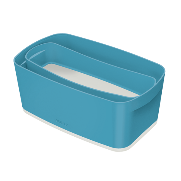 Caja Leitz MyBox Cosy peq. con tapa Azul