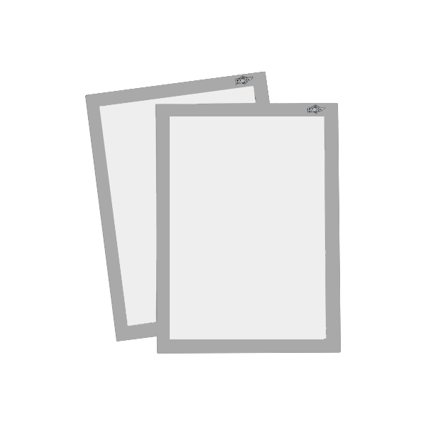 Bolsa 2 marcos magnéticos adhesivos A4 Gris