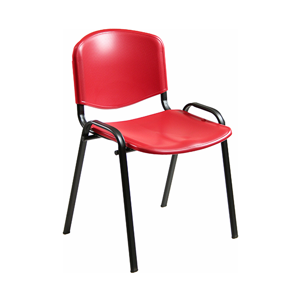 Silla Dado plástico rojo